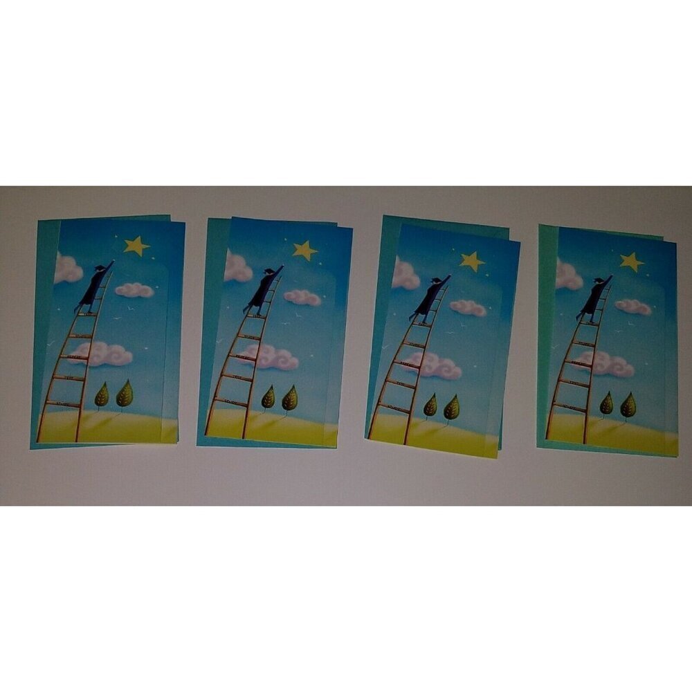 4 Graduation Greeting Cards Lot Gift Card Holder Congratulations Reach For Stars